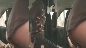 Desi Riding nurse hooking up penis inside a Car