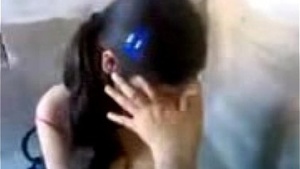 Tits of college student MMS