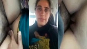 Kashmiri girl with boyfriend in car MMS