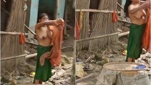 Village Bathing Bhabha Outdoors