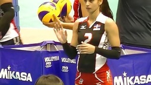 Girls volleyball hot 33