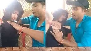 Desi Lover Sucking Breasts