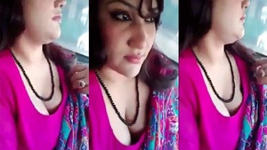 Big Tits Desi Aunty Tits Playing for Her Boss