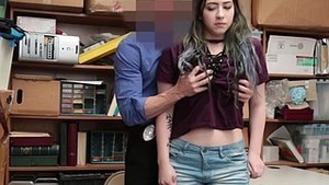 A clever little cutie offering a thick pest