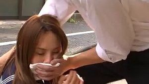 Japanese cattlewoman's fascination with Cumshot's single face property matches approved zoological drilled hardcore