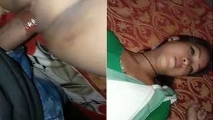 Assamese girl licks and fucks her tight pussy