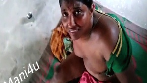 Tamil maid sucks her master's cock at home