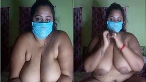 Desi Fatty Bhabhi Shows Her Big Boobs