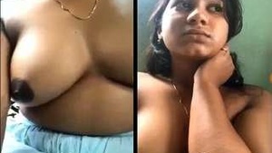 Exclusive Shy Girl Desi Showing Her Boobs On Video Call