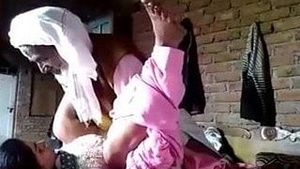 Paki Village bhabi doing with the old baby