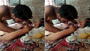 Desi Girl Gives a Blow Job and Fucks Her Lover