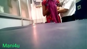 Doctor Sex video with patient during checkup at hospital