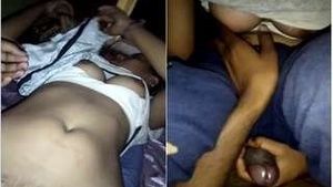Super Cute Desi Shy girl licking her pussy, jerking off with her fingers and masturbating