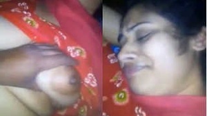 Desi Bangla Sister Presses Tits and Fucks