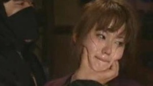 Asian Kunoichi tool along the flesh