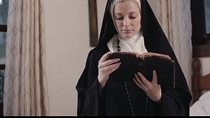 Unrestricted nun on peaceful danger - actually close almost as part of taking over the dirty pussy