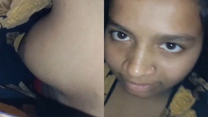 Desi Aldeia maid showing breasts for owner