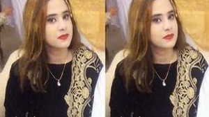 Paki girl, dressed in clothes after her bath