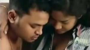 Young Indian couple having sex in a hotel room
