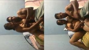 Hot Lankan couple Romance and blowjob