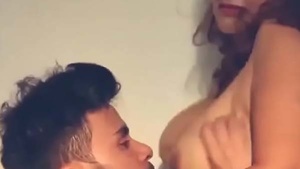 Couple with big boobs sex video