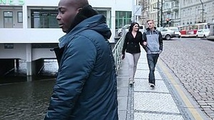 Nasty Czech tie Katlein Ria knot advance progresses her cuckold