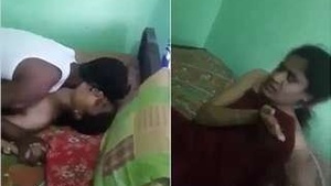 Desi Hot Wife Sucks and Fucks Her Lover Caught by the Villagers