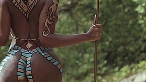 African fat stuffed with national threads