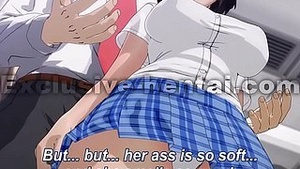 Fat teen fumbling in the sky, used to fuck - hentai
