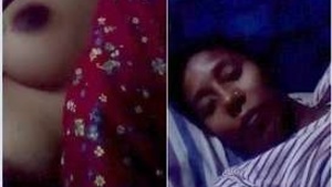 Desi's Wife Shows Her Boobs