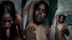Black Tamil slut sex with her home owner Son