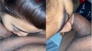 Sexy wife Desi gives a blowjob and fucks