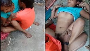 Desi Randi's Exclusive Outdoor Sex with Young Guy