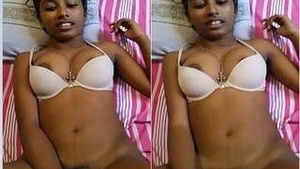 Pretty Tamil Girl, Filmed by a Lover on Video