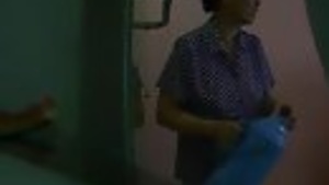 Flashing highlighted hotel maid (1)