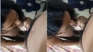 Desi Bhabha's horny blowjob