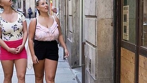 Brobdingnagian Hardled Blonde Bambi Bella tries to get credit when she fucks on guys