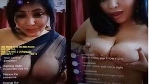 Sexy Rajssi Verma Shows Boobs Live on Webcam