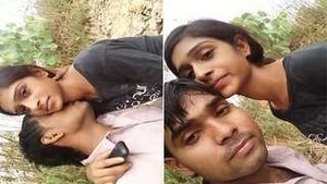 Hot Lover Desi Romance Outdoors