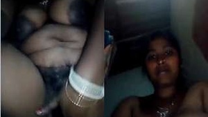 Desi Budi Shows Her Big Boobs And Jerks Her Fingers