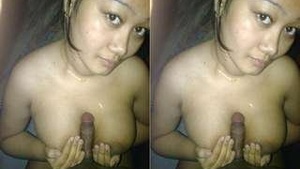 Sexy Latina gives a blowjob and fucks