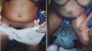 Horny country wife Desi jerks you off