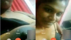 Desi Tamil Girl Shows Tits
