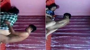 Pretty Desi Girl fucks hard in the anus With her lover