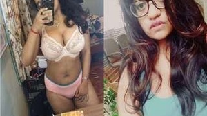 Exclusive Hot Look Desi Girl Plays with Tits and Pussy on Camera