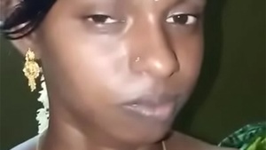 Tamil village girl recorded nude right after first night by husband