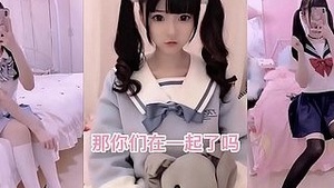 Asian schoolgirl my dwelling runs through sucking