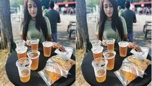 Hot couple NR and Romance of bathing and fucking