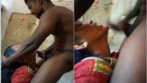 Desi Tamil guy cum on a girl's face