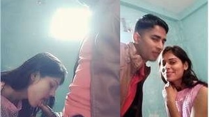 Exclusive Sexy View Desi Girl Blowjob and Hard Fucking Her Lover